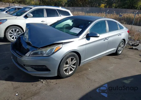 2015 Hyundai Sonata Eco from USA, damaged, VIN 5NPE24AA1FH174587